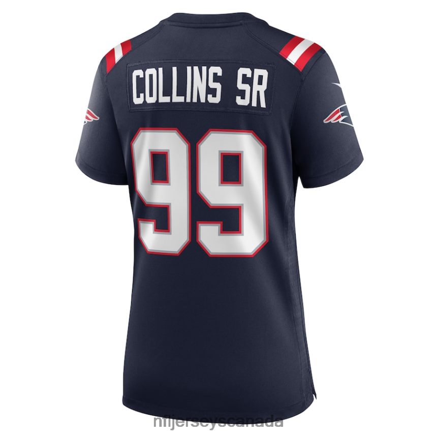 Women New England Patriots Jamie Collins Sr Nike Navy Home Game Player Jersey Clothing NFL TBXFR65425