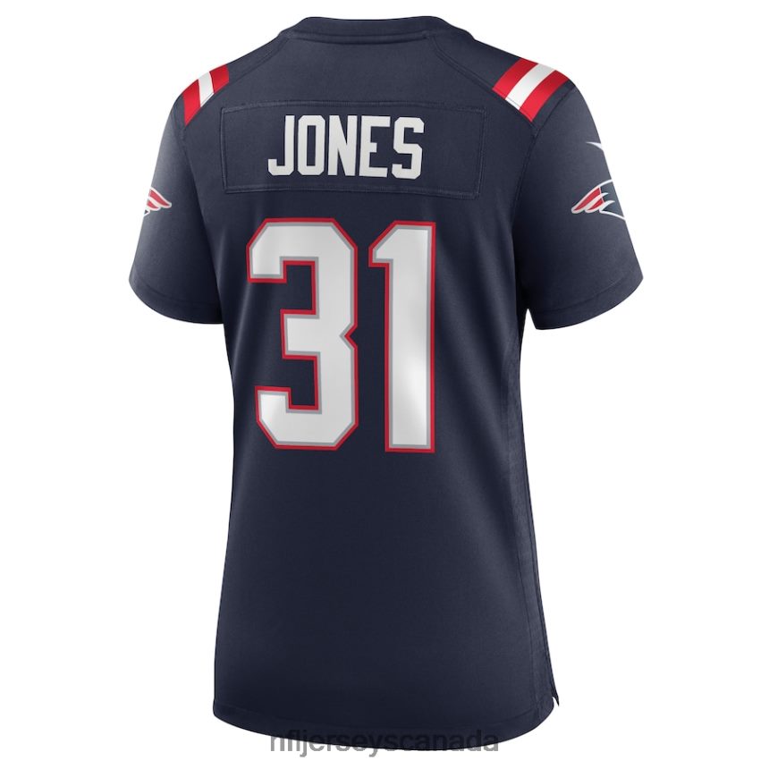 Women New England Patriots Jonathan Jones Nike Navy Game Jersey Clothing NFL TBXFR65118