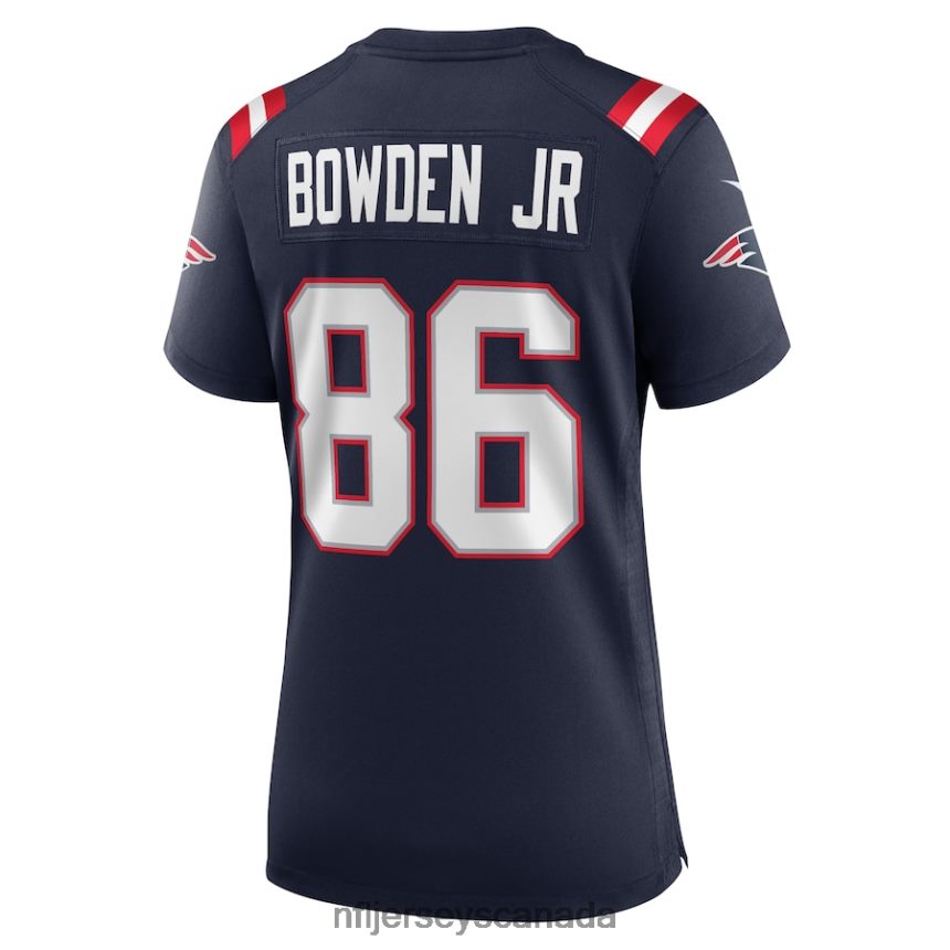 Women New England Patriots Lynn Bowden Jr Nike Navy Home Game Player Jersey Clothing NFL TBXFR65419