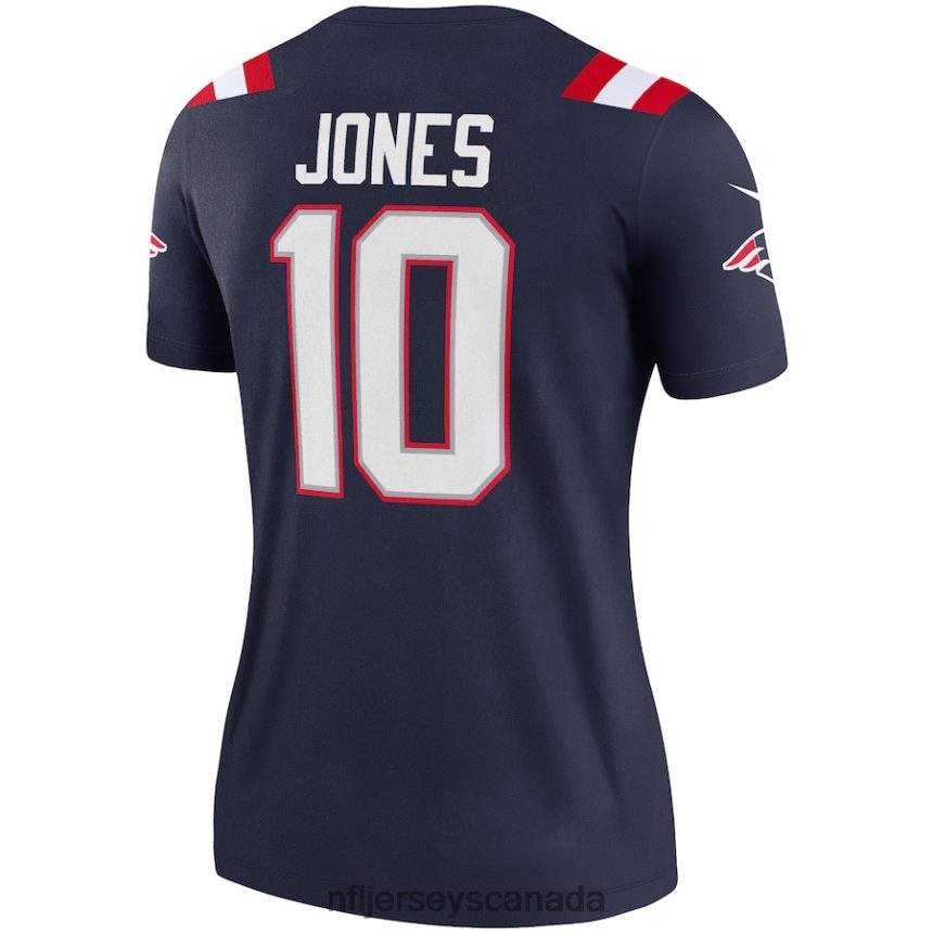 Women New England Patriots Mac Jones Nike Navy Legend Jersey Clothing NFL TBXFR61914