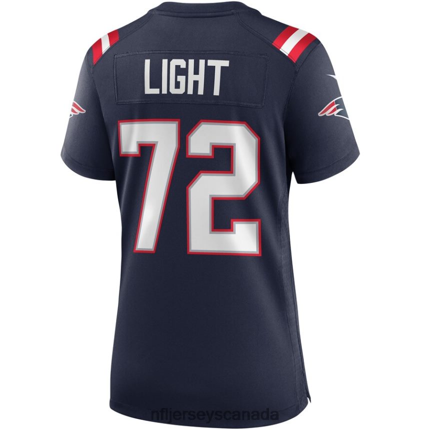 Women New England Patriots Matt Light Nike Navy Game Retired Player Jersey Clothing NFL TBXFR64025