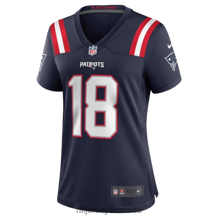 Women New England Patriots Matthew Slater Nike Navy Game Jersey Clothing NFL TBXFR63086