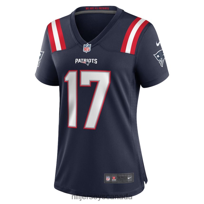 Women New England Patriots Michael Palardy Nike Navy Home Game Player Jersey Clothing NFL TBXFR65413