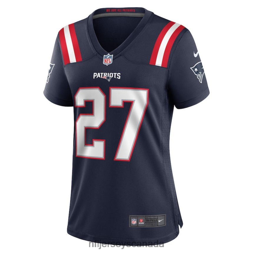 Women New England Patriots Myles Bryant Nike Navy Game Player Jersey Clothing NFL TBXFR65108