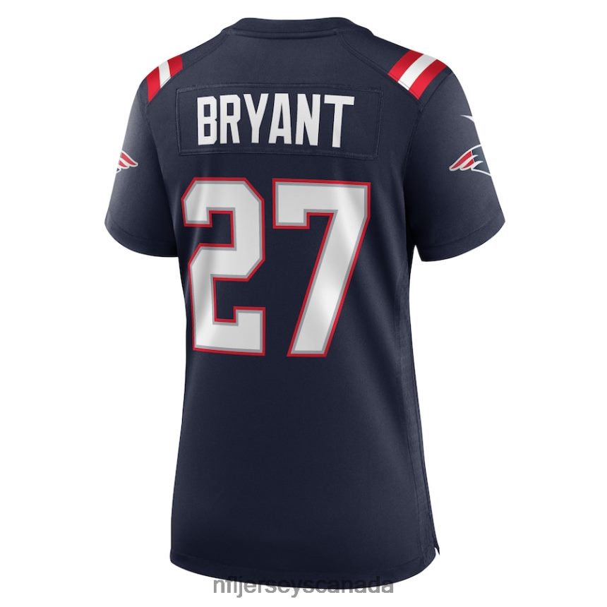Women New England Patriots Myles Bryant Nike Navy Game Player Jersey Clothing NFL TBXFR65108