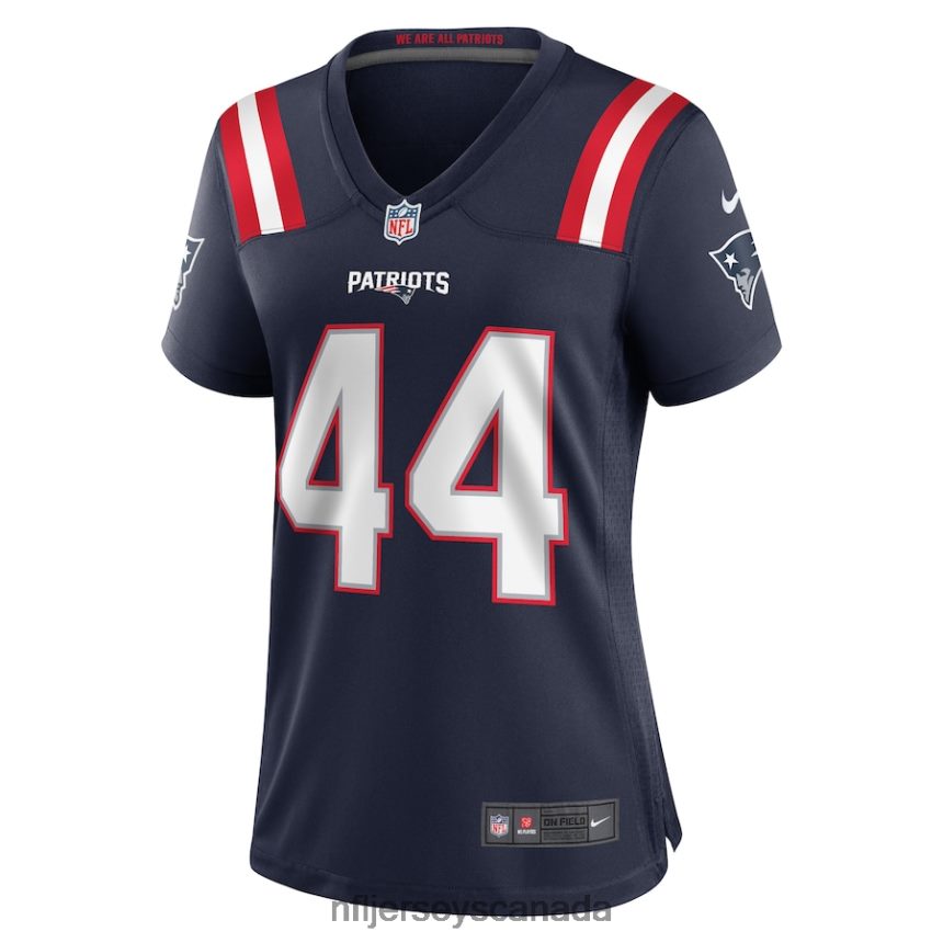 Women New England Patriots Raleigh Webb Nike Navy Home Game Player Jersey Clothing NFL TBXFR65410