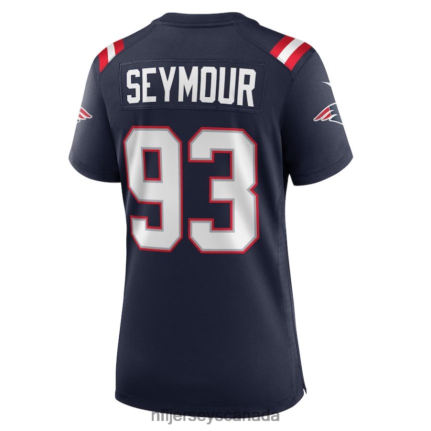 Women New England Patriots Richard Seymour Nike Navy Retired Player Game Jersey Clothing NFL TBXFR64023