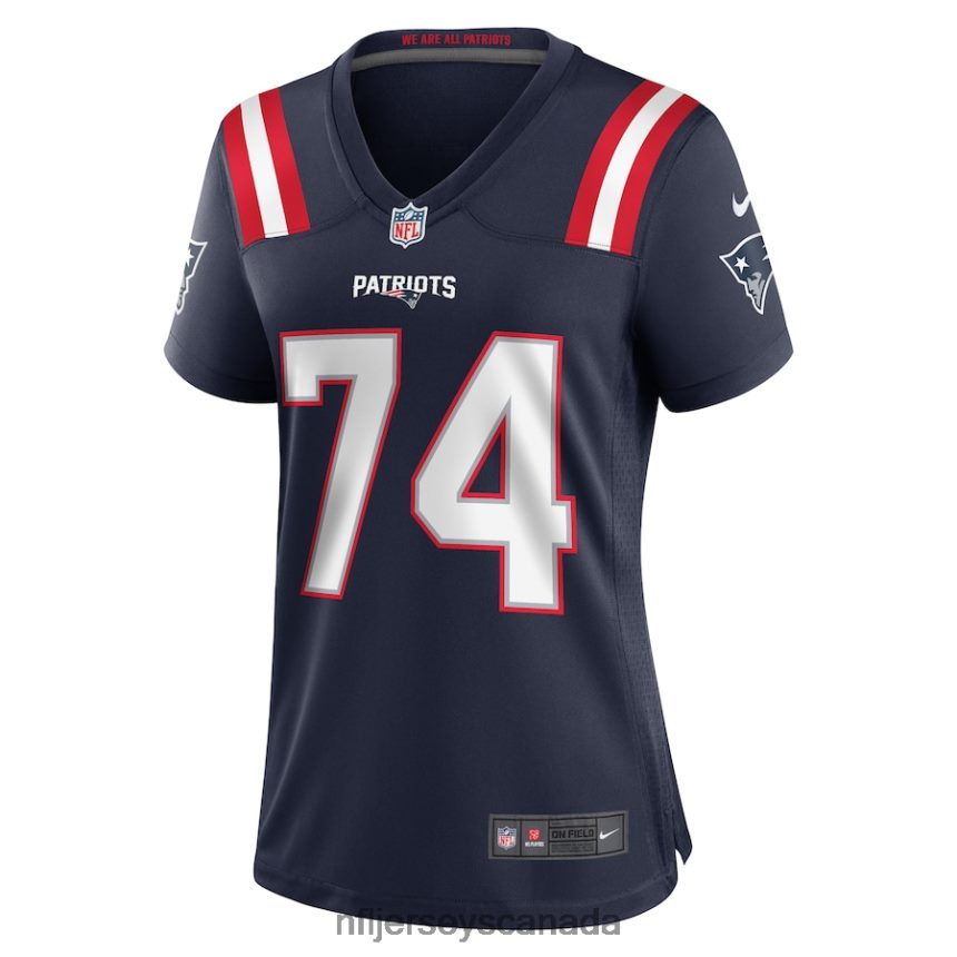 Women New England Patriots Riley Reiff Nike Navy Game Jersey Clothing NFL TBXFR63581