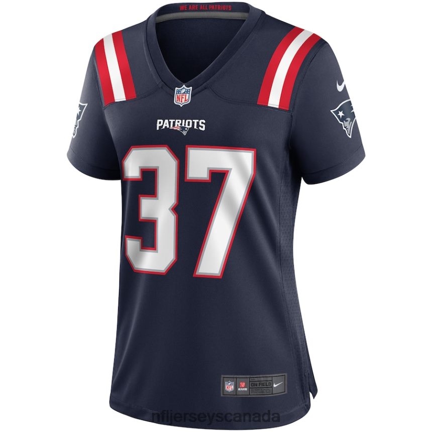 Women New England Patriots Rodney Harrison Nike Navy Game Retired Player Jersey Clothing NFL TBXFR64767