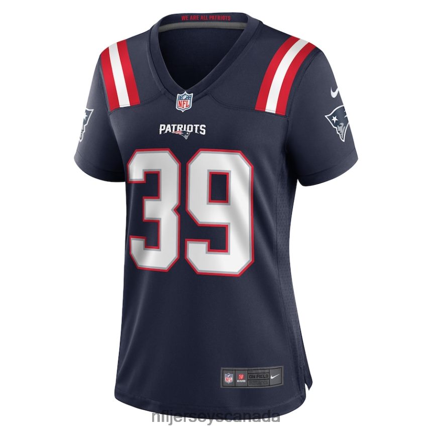Women New England Patriots Tae Hayes Nike Navy Home Game Player Jersey Clothing NFL TBXFR65421