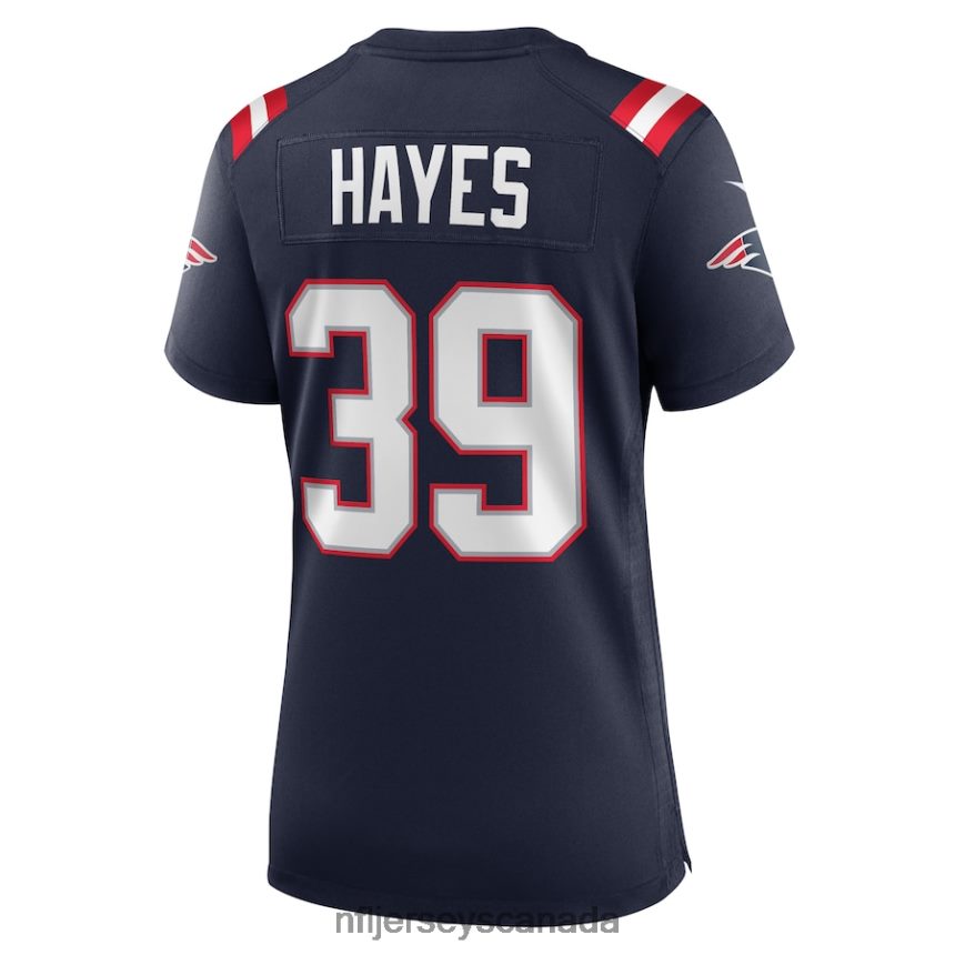 Women New England Patriots Tae Hayes Nike Navy Home Game Player Jersey Clothing NFL TBXFR65421