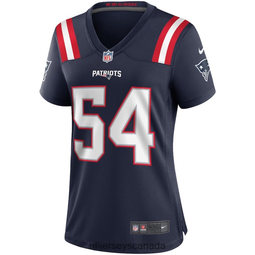 Women New England Patriots Tedy Bruschi Nike Navy Game Retired Player Jersey Clothing NFL TBXFR62855