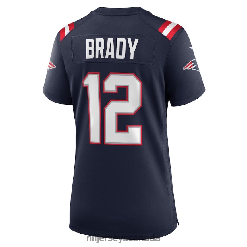 Women New England Patriots Tom Brady Nike Navy Retired Game Jersey Clothing NFL TBXFR61007