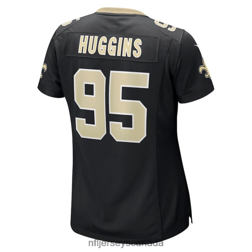 Women New Orleans Saints Albert Huggins Nike Black Player Game Jersey Clothing NFL TBXFR65142