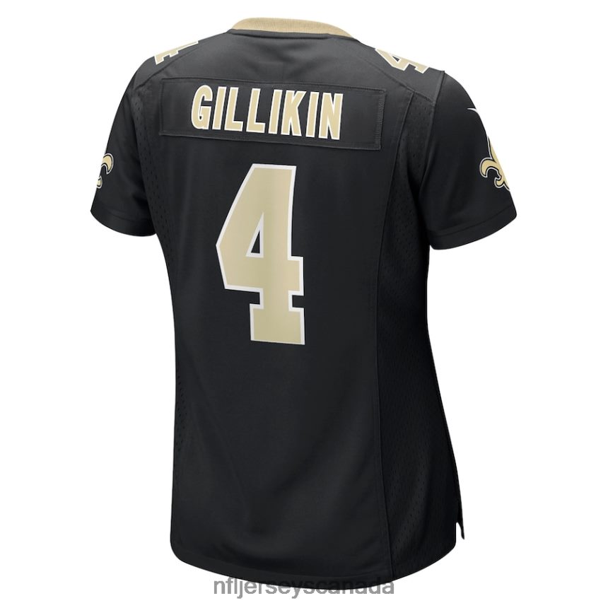 Women New Orleans Saints Blake Gilikin Nike Black Game Player Jersey Clothing NFL TBXFR65150