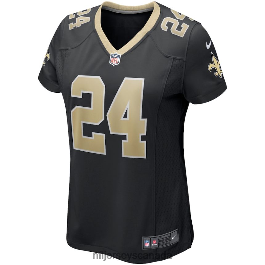 Women New Orleans Saints Dwayne Washington Nike Black Player Game Jersey Clothing NFL TBXFR65101
