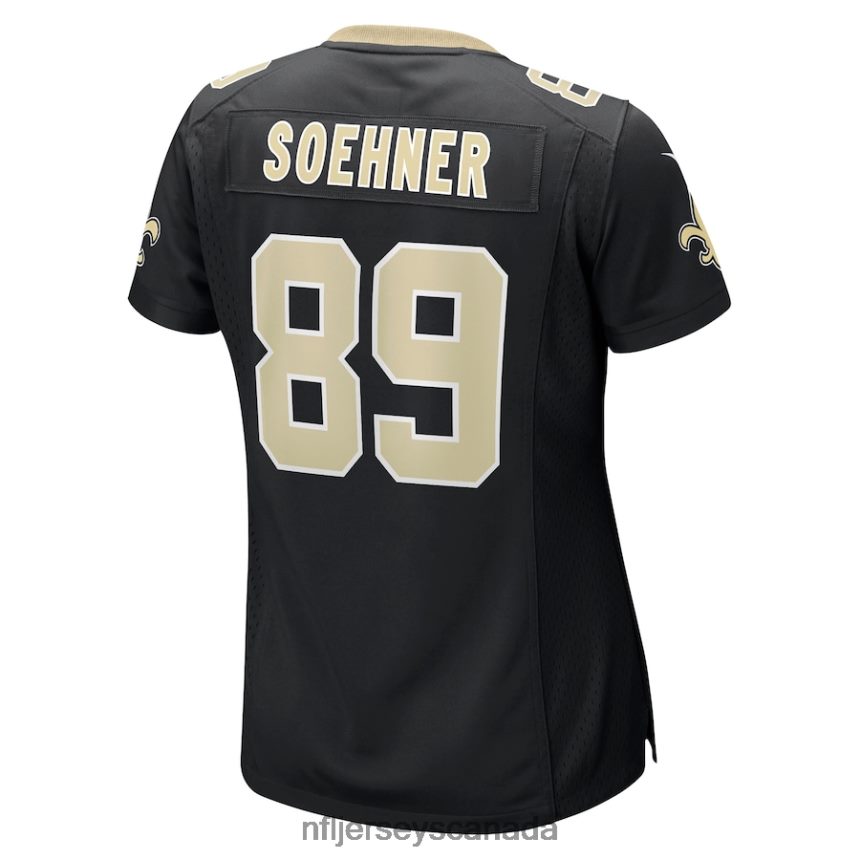 Women New Orleans Saints Dylan Soehner Nike Black Game Jersey Clothing NFL TBXFR65146