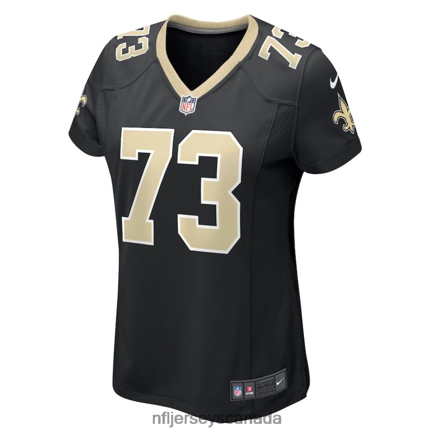 Women New Orleans Saints Ethan Greenidge Nike Black Game Jersey Clothing NFL TBXFR65143