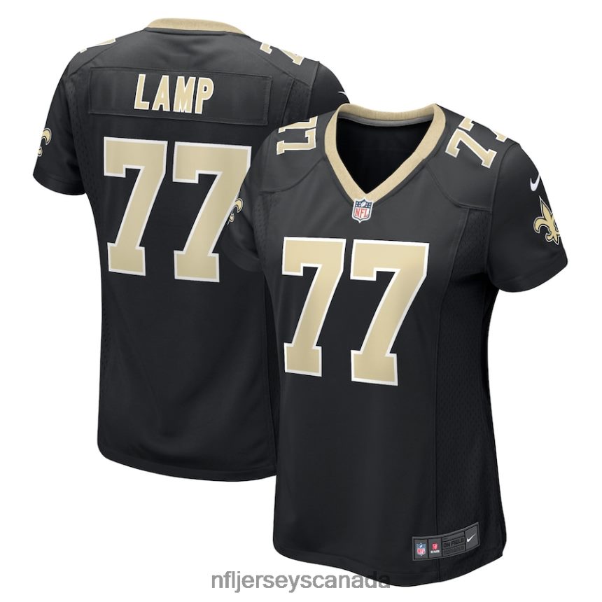 Women New Orleans Saints Forrest Lamp Nike Black Game Player Jersey Clothing NFL TBXFR65063