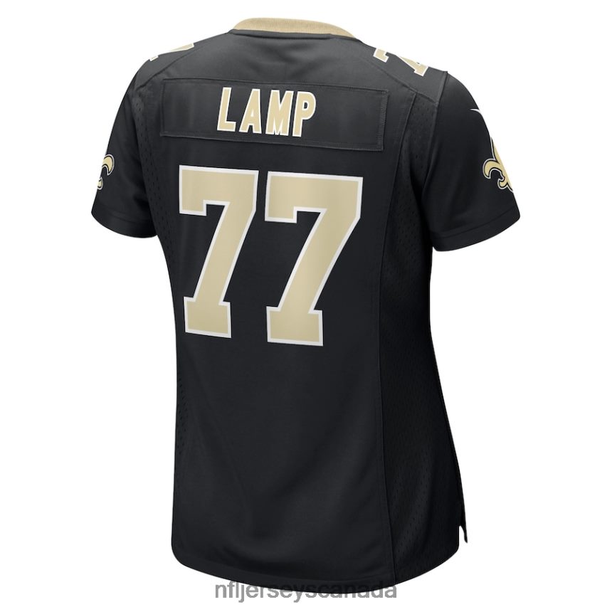 Women New Orleans Saints Forrest Lamp Nike Black Game Player Jersey Clothing NFL TBXFR65063