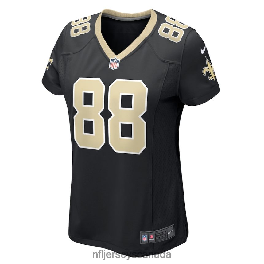 Women New Orleans Saints JP Holtz Nike Black Game Player Jersey Clothing NFL TBXFR66447