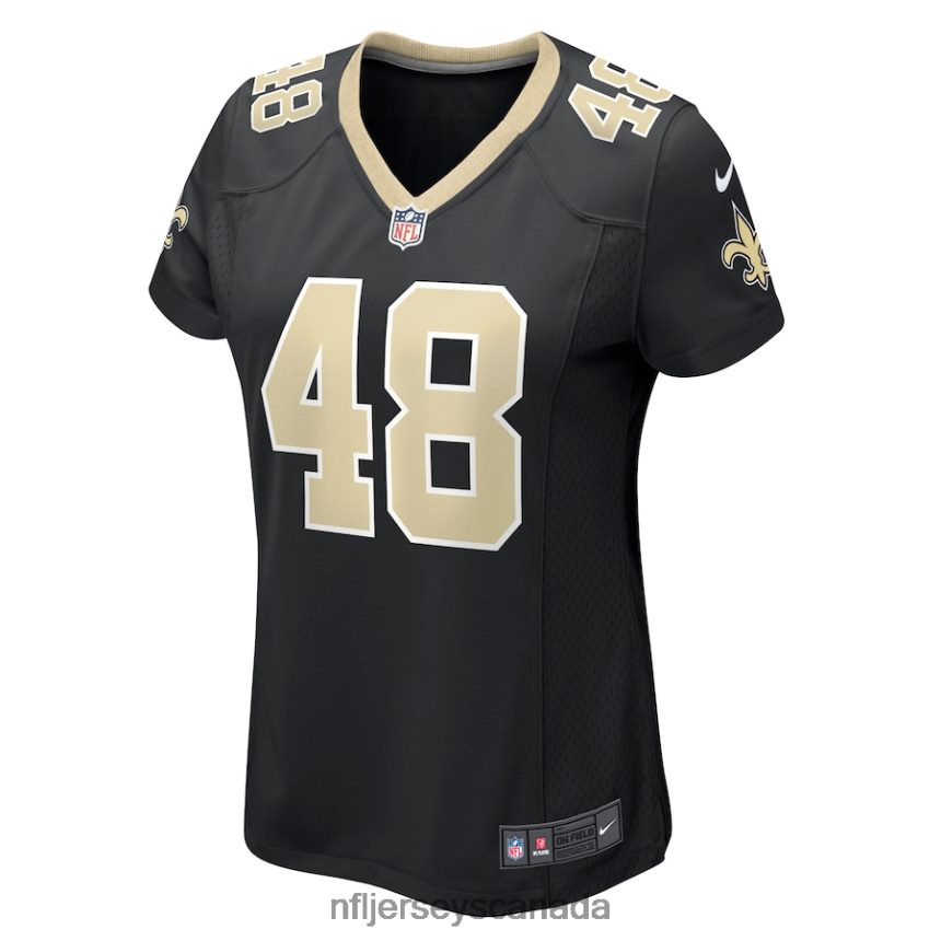 Women New Orleans Saints JT Gray Nike Black Game Jersey Clothing NFL TBXFR63095
