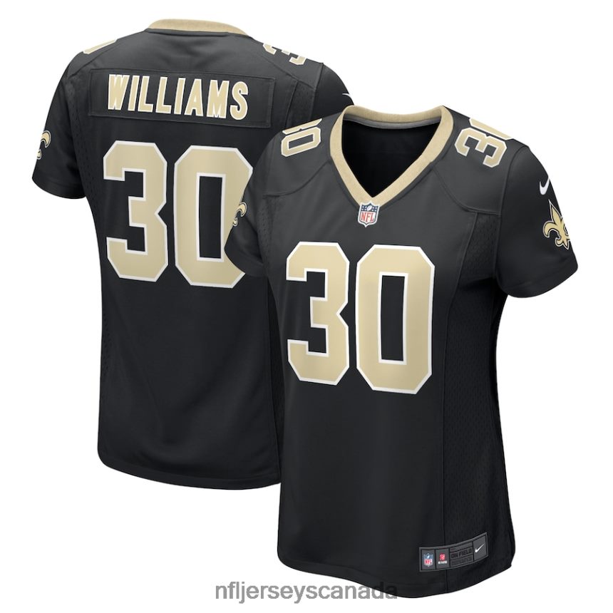 Women New Orleans Saints Jamaal Williams Nike Black Nike All Player Jersey Clothing NFL TBXFR62268
