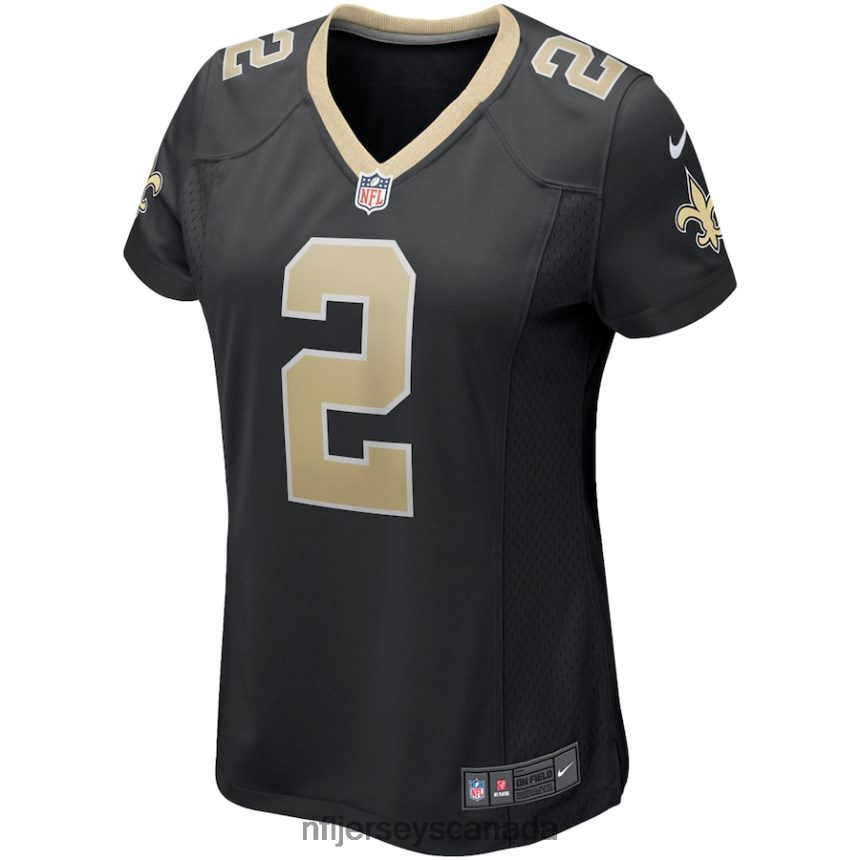 Women New Orleans Saints Jameis Winston Nike Black Game Jersey Clothing NFL TBXFR61965