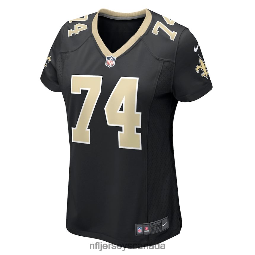 Women New Orleans Saints James Hurst Nike Black Game Jersey Clothing NFL TBXFR65123