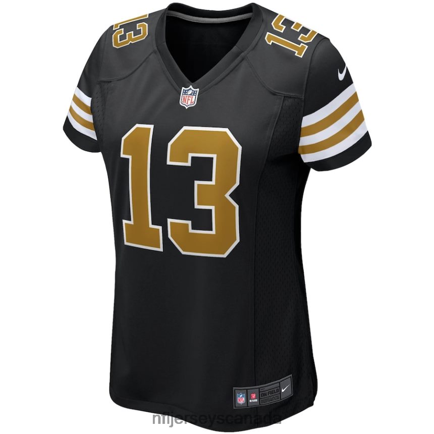 Women New Orleans Saints Michael Thomas Nike Black Alternate Game Jersey Clothing NFL TBXFR63781