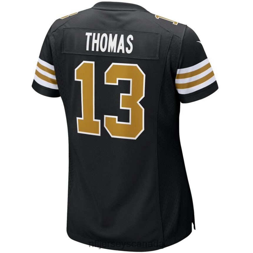 Women New Orleans Saints Michael Thomas Nike Black Alternate Game Jersey Clothing NFL TBXFR63781