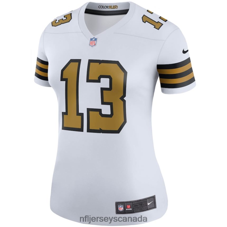 Women New Orleans Saints Michael Thomas Nike White Color Rush Legend Player Jersey Clothing NFL TBXFR64956