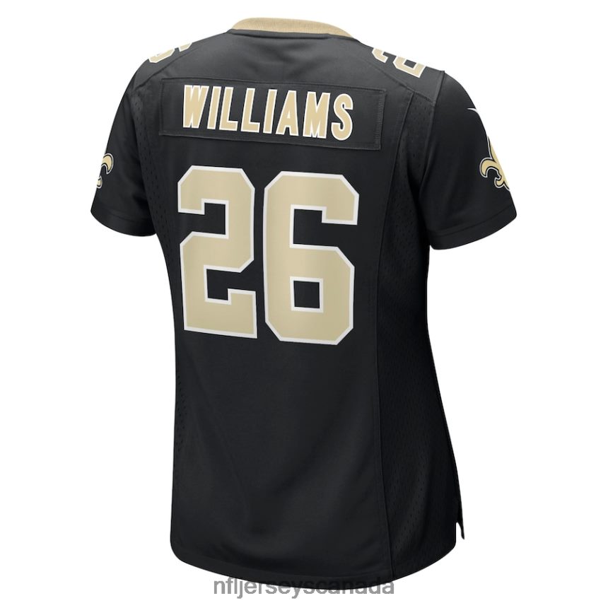 Women New Orleans Saints PJ Williams Nike Black Game Jersey Clothing NFL TBXFR64012