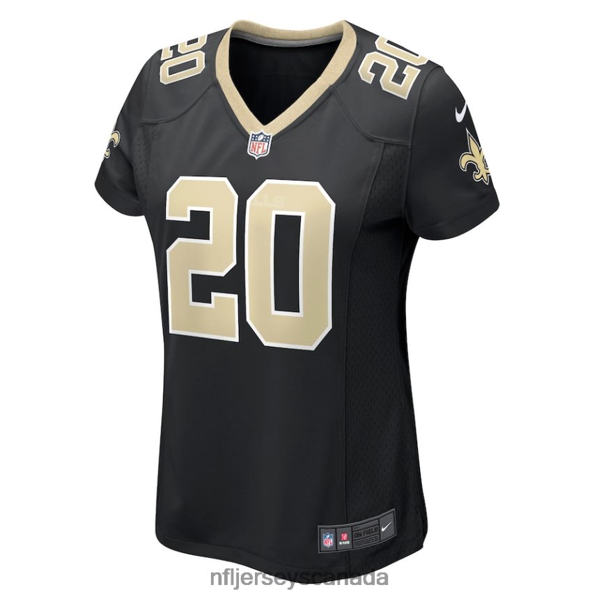 Women New Orleans Saints Pete Werner Nike Black Game Jersey Clothing NFL TBXFR65119
