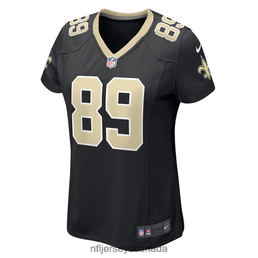 Women New Orleans Saints Rashid Shaheed Nike Black Game Player Jersey Clothing NFL TBXFR66309
