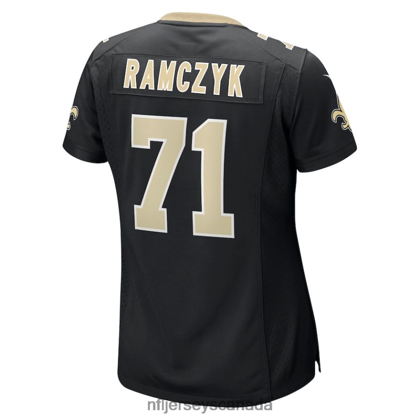 Women New Orleans Saints Ryan Ramczyk Nike Black Game Jersey Clothing NFL TBXFR63540