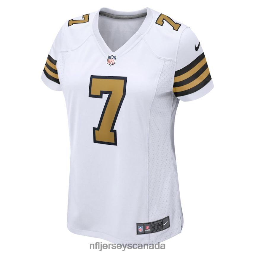 Women New Orleans Saints Taysom Hill Nike White Alternate Game Jersey Clothing NFL TBXFR61337