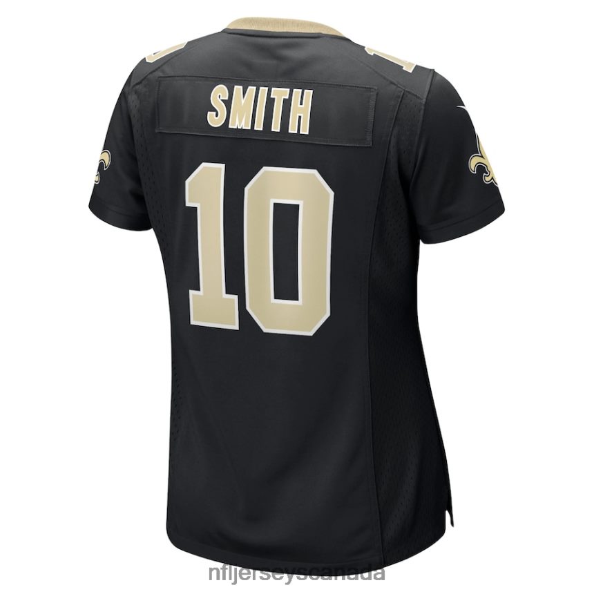 Women New Orleans Saints Tre\Quan Smith Nike Black Game Jersey Clothing NFL TBXFR64022