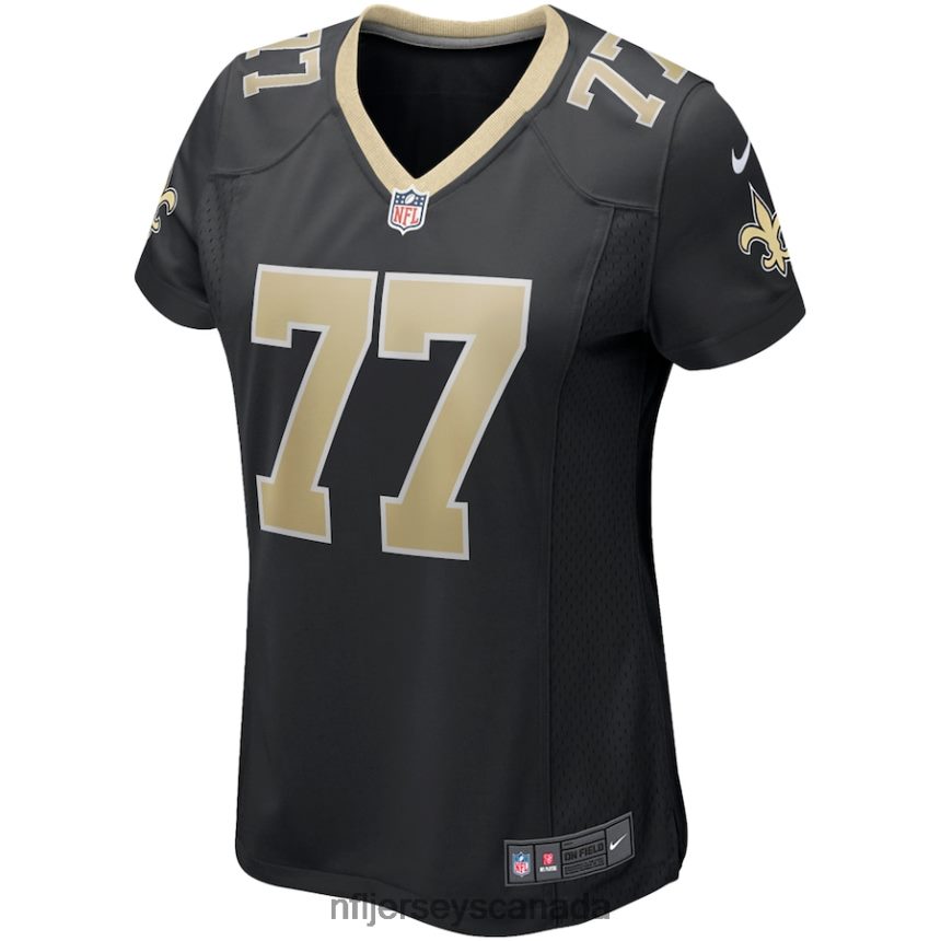 Women New Orleans Saints Willie Roaf Nike Black Game Retired Player Jersey Clothing NFL TBXFR65128