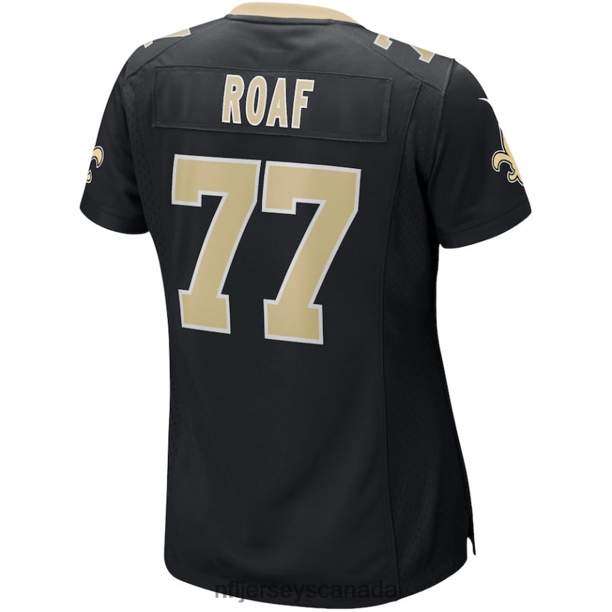 Women New Orleans Saints Willie Roaf Nike Black Game Retired Player Jersey Clothing NFL TBXFR65128