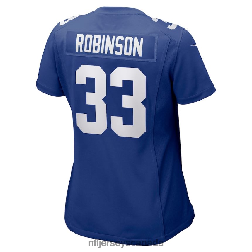 Women New York Giants Aaron Robinson Nike Royal Game Player Jersey Clothing NFL TBXFR66464