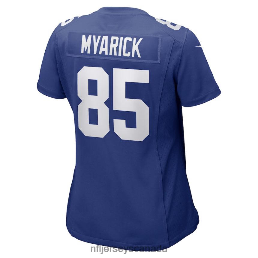 Women New York Giants Chris Myarick Nike Royal Game Player Jersey Clothing NFL TBXFR65722