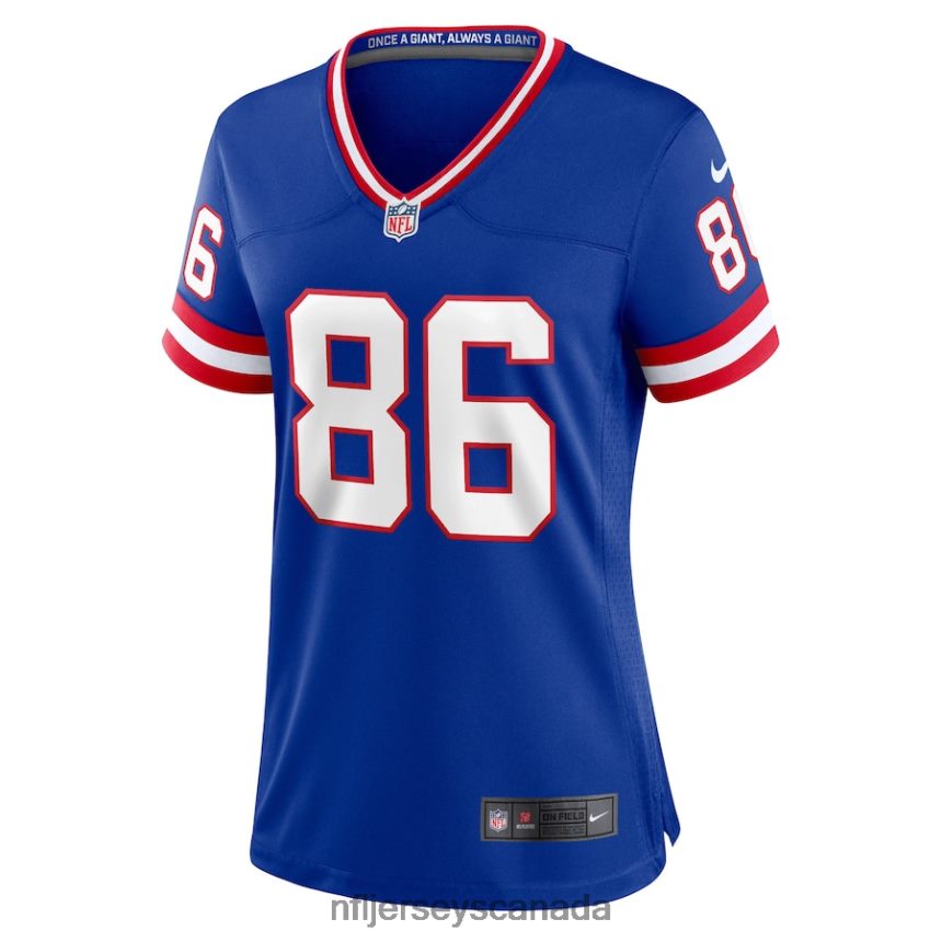 Women New York Giants Darius Slayton Nike Royal Classic Player Game Jersey Clothing NFL TBXFR64076