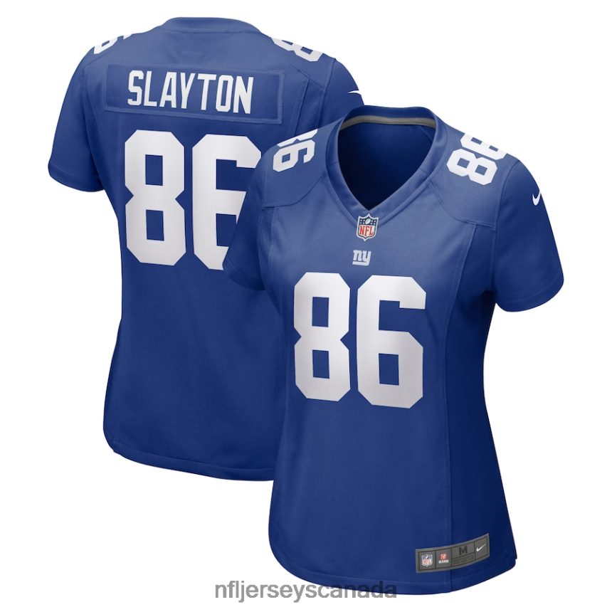 Women New York Giants Darius Slayton Nike Royal Game Jersey Clothing NFL TBXFR66500