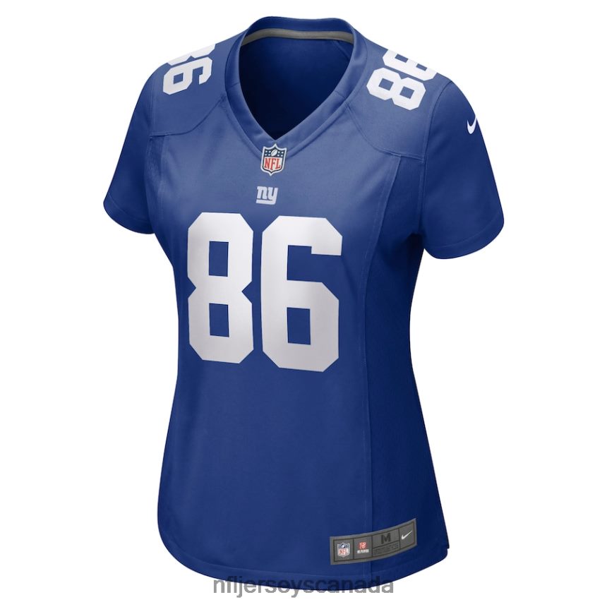 Women New York Giants Darius Slayton Nike Royal Game Jersey Clothing NFL TBXFR66500