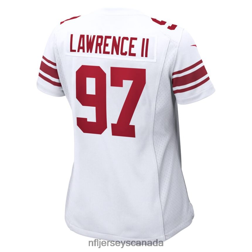 Women New York Giants Dexter Lawrence II Nike White Game Player Jersey Clothing NFL TBXFR62561