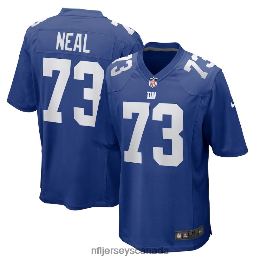 Women New York Giants Evan Neal Nike Royal Game Player Jersey Clothing NFL TBXFR64249