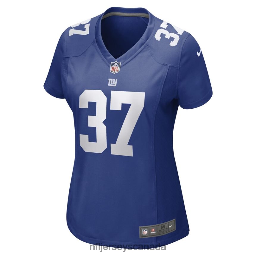 Women New York Giants Fabian Moreau Nike Royal Game Player Jersey Clothing NFL TBXFR64271
