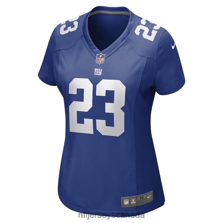 Women New York Giants Gary Brightwell Nike Royal Team Game Player Jersey Clothing NFL TBXFR65833