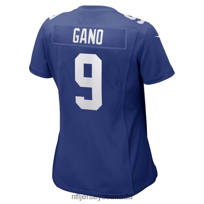 Women New York Giants Graham Gano Nike Royal Team Game Player Jersey Clothing NFL TBXFR64250